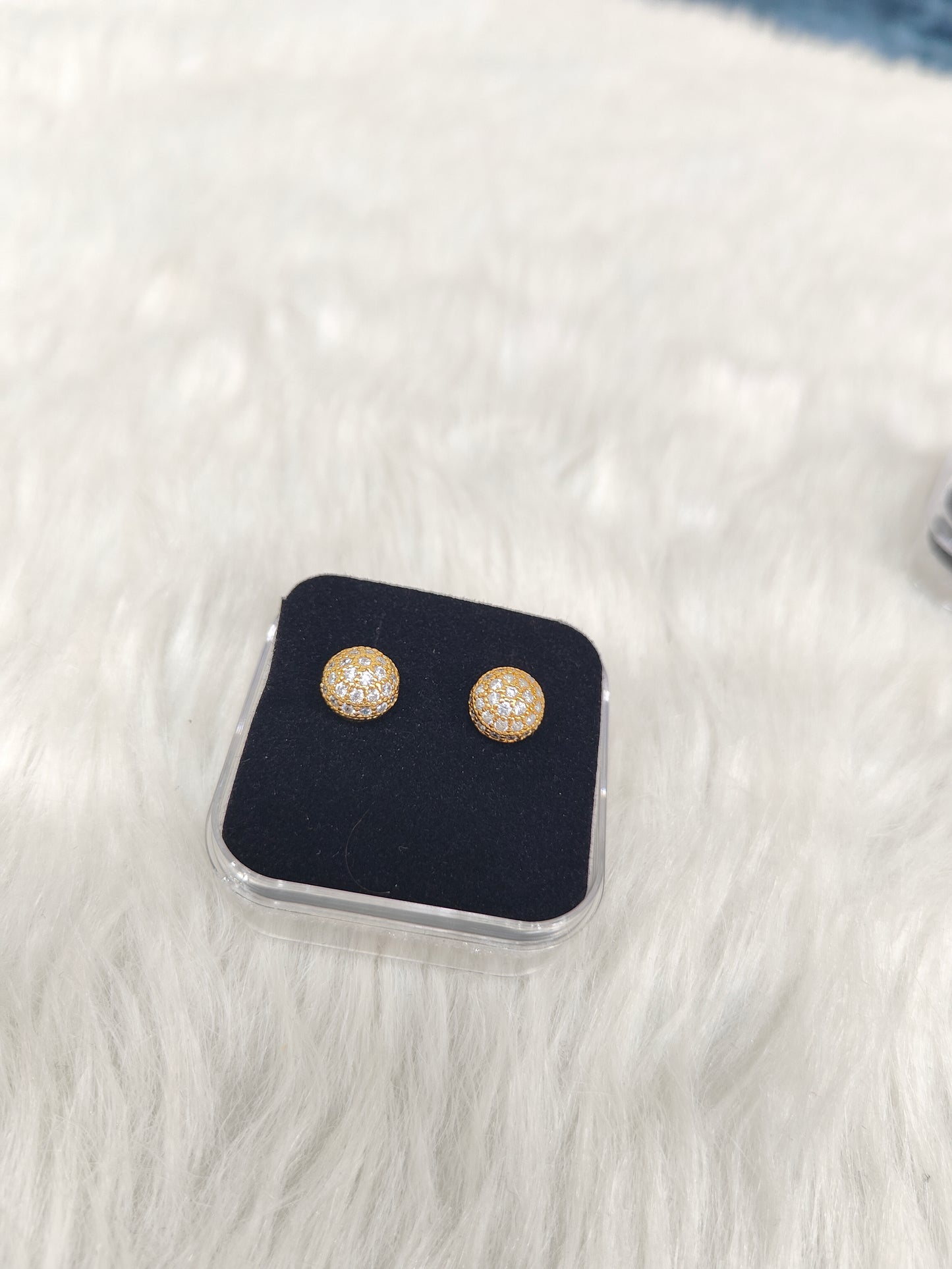 Niharika Golden Earrings