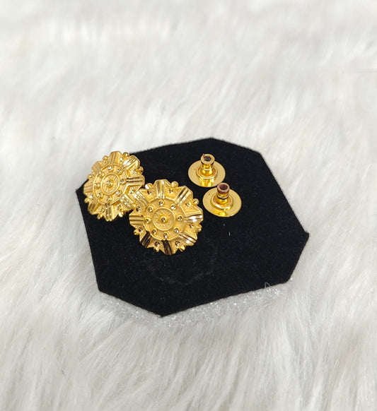 Diya Golden Earrings