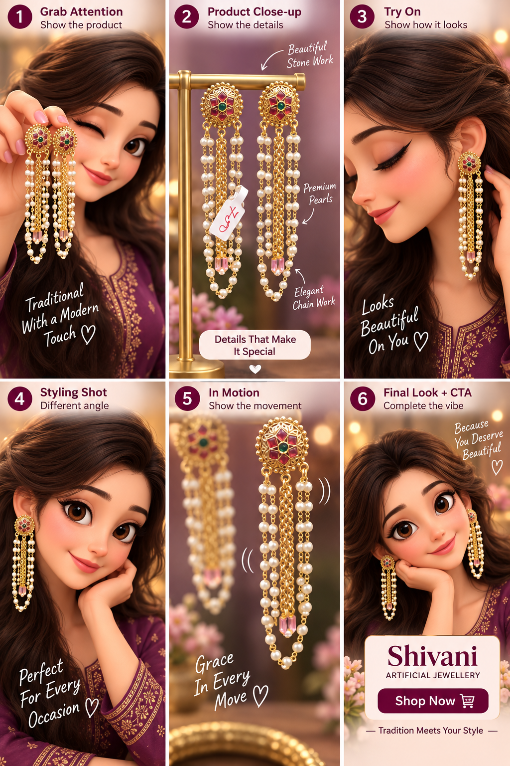 Ranjana kashmiri earring