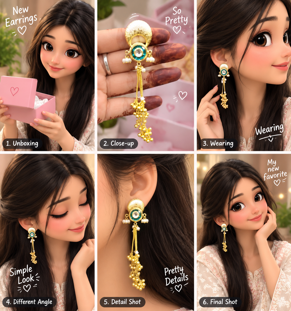 Sejal kashmiri earring