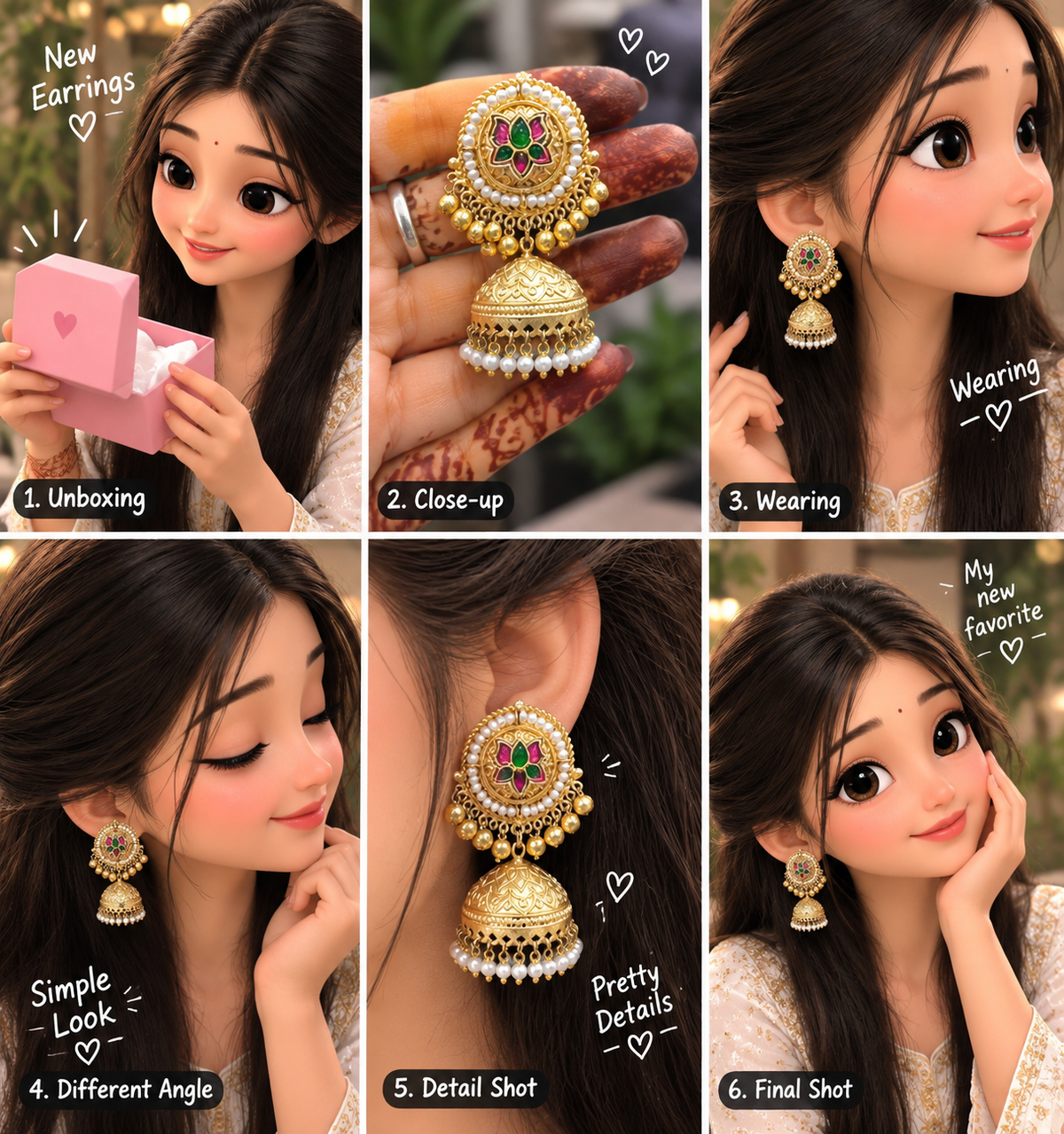 Myra kashmiri earring