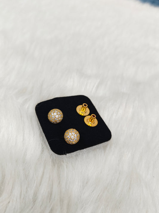 Niharika Golden Earrings
