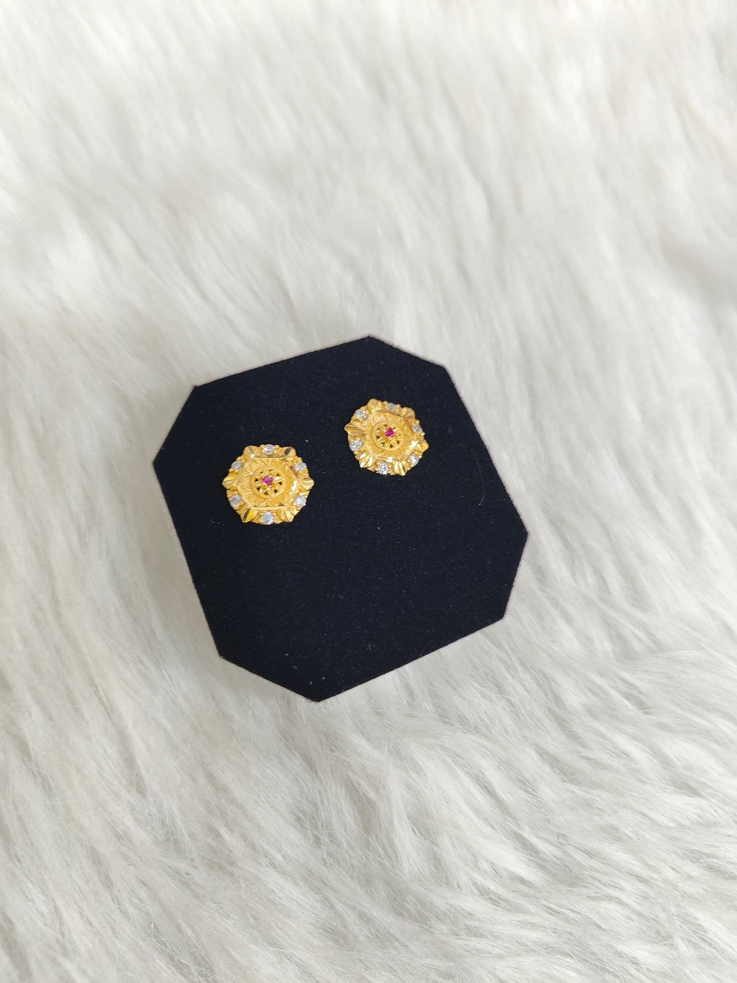 Khushi Golden Earrings