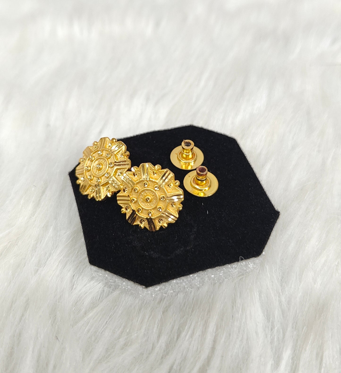 Diya Golden Earrings