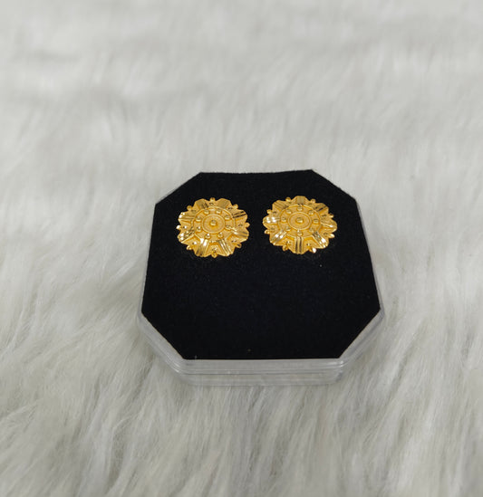 Diya Golden Earrings